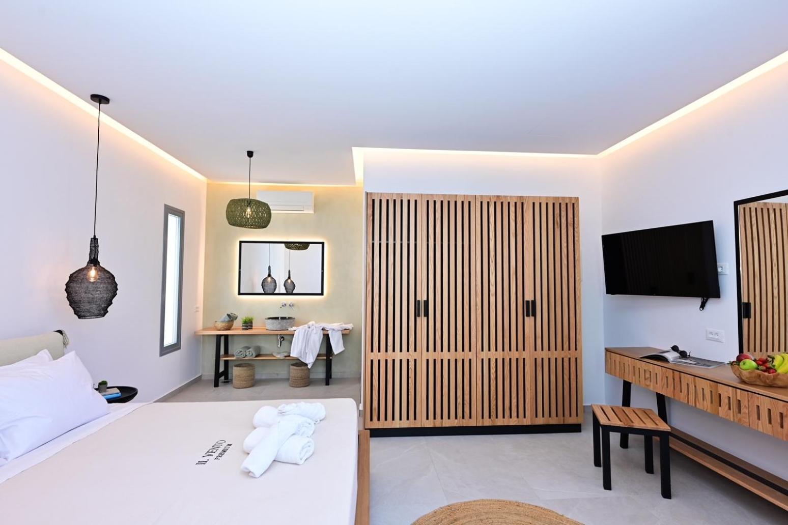 Il Vento Premium Mykonos Apartment Mykonos Town Luaran gambar
